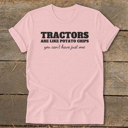Tractors Are Like Potato Chips Softstyle Tee