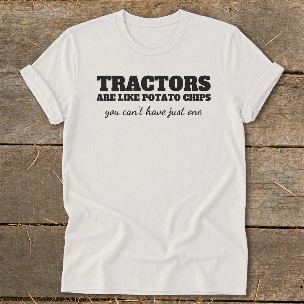 Tractors Are Like Potato Chips Softstyle Tee