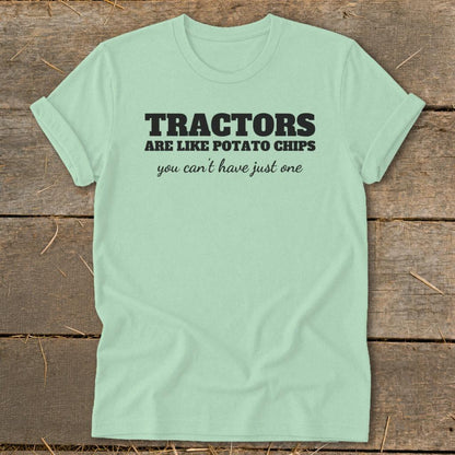 Tractors Are Like Potato Chips Softstyle Tee