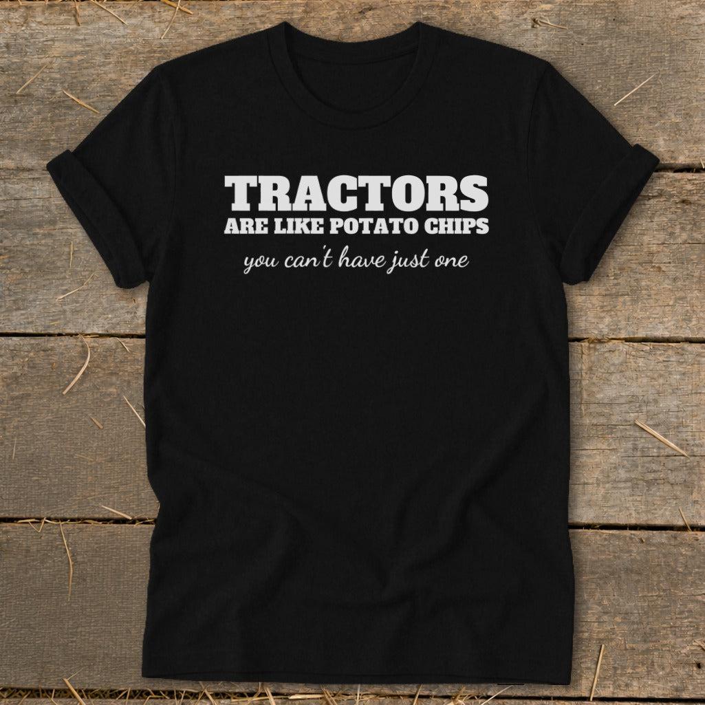 Tractors Are Like Potato Chips Softstyle Tee