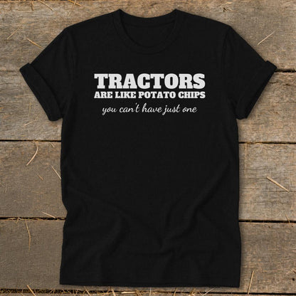 Tractors Are Like Potato Chips Softstyle Tee