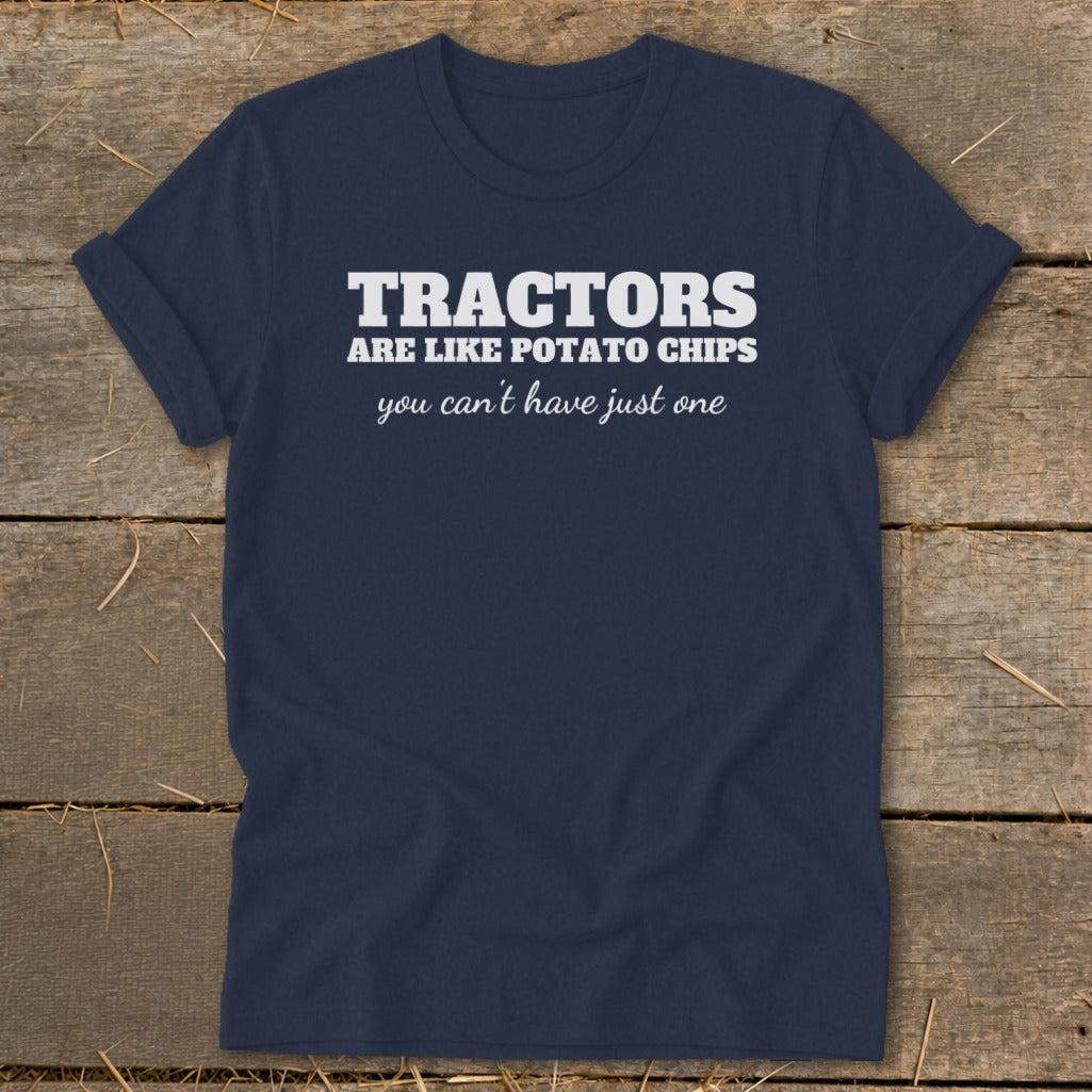 Tractors Are Like Potato Chips Softstyle Tee
