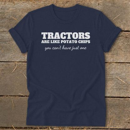 Tractors Are Like Potato Chips Softstyle Tee