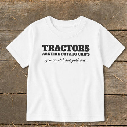 Tractors Are Like Potato Chips Toddler Tee