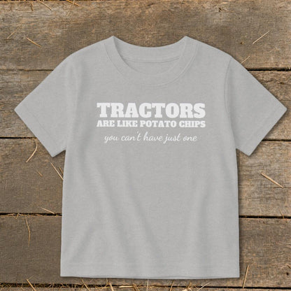 Tractors Are Like Potato Chips Toddler Tee