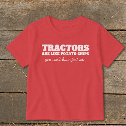 Tractors Are Like Potato Chips Toddler Tee
