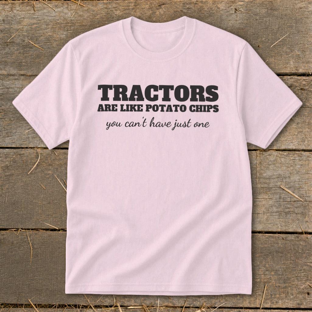 Tractors Are Like Potato Chips Youth Tee