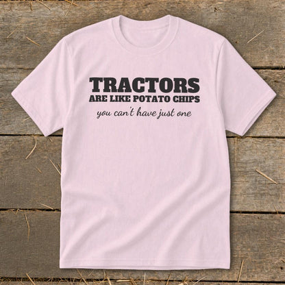 Tractors Are Like Potato Chips Youth Tee