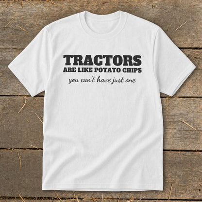Tractors Are Like Potato Chips Youth Tee