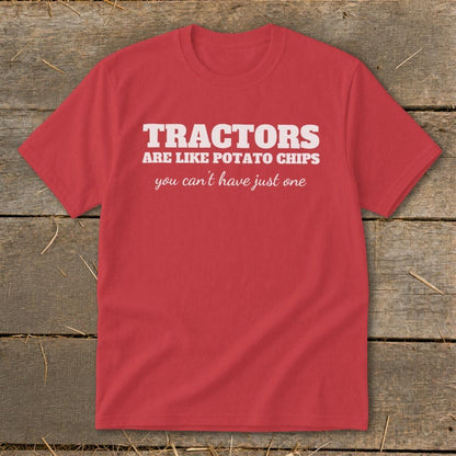Tractors Are Like Potato Chips Youth Tee
