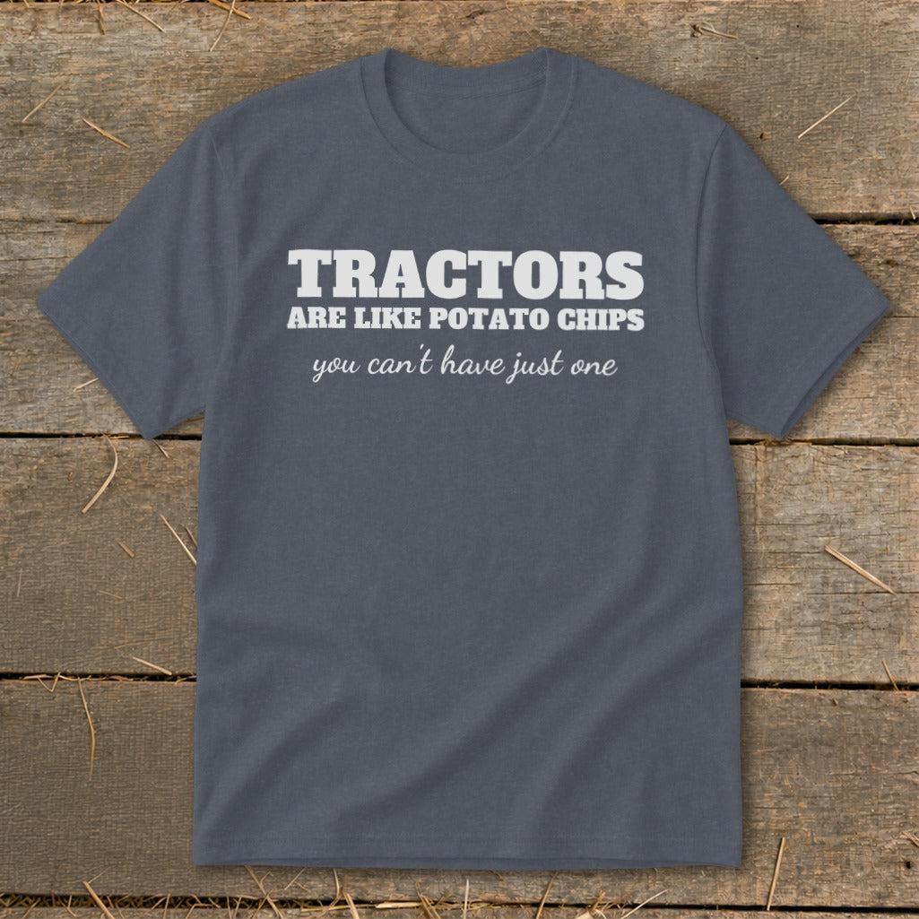 Tractors Are Like Potato Chips Youth Tee