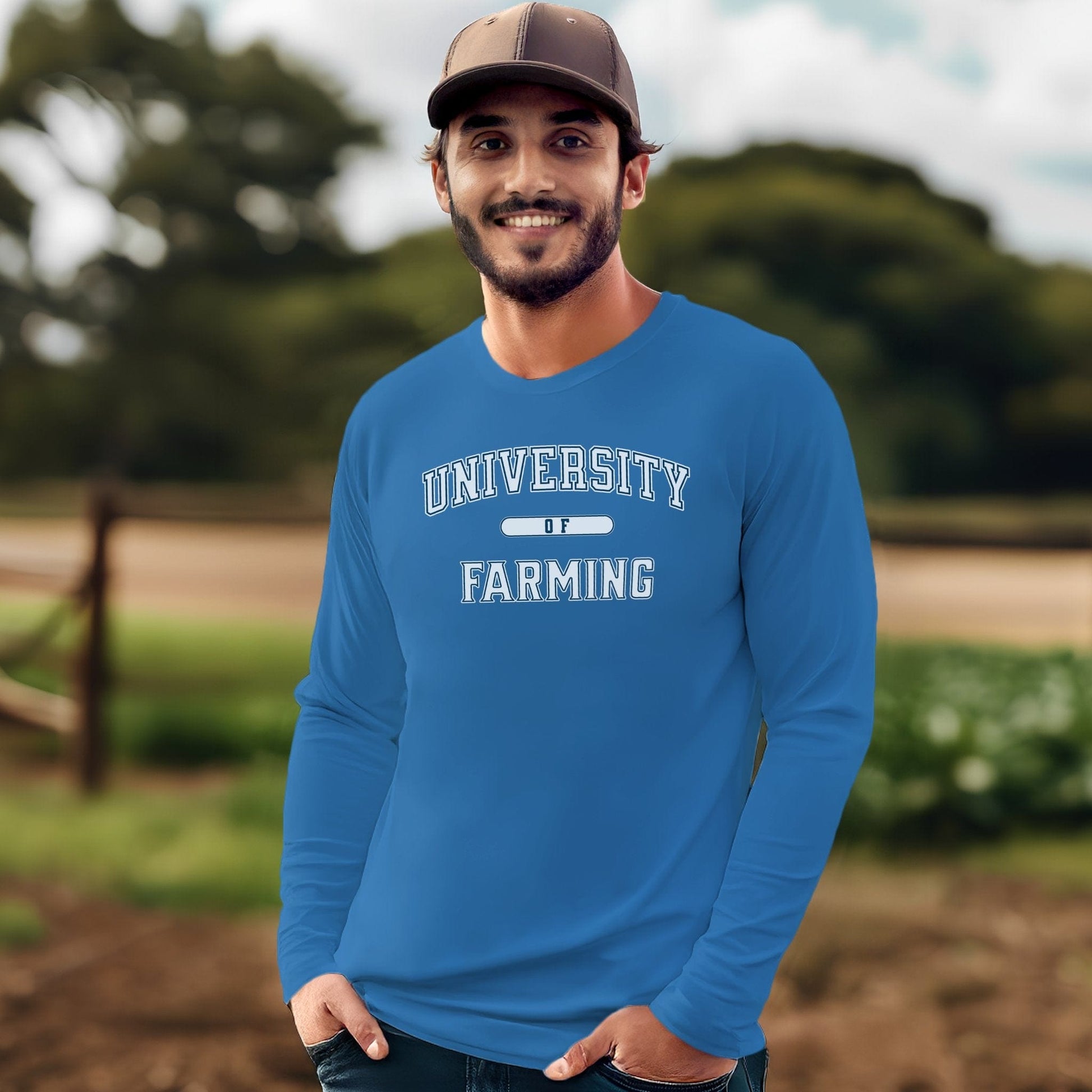 University Of Farming Long Sleeve Tee