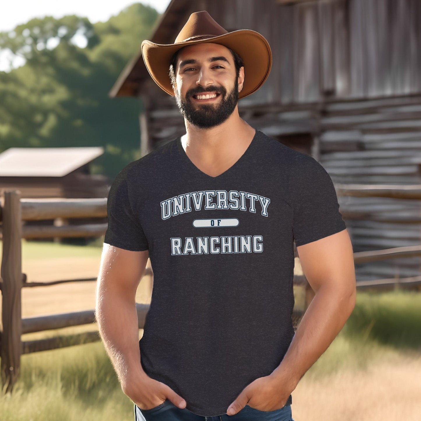 University of Ranching V-neck