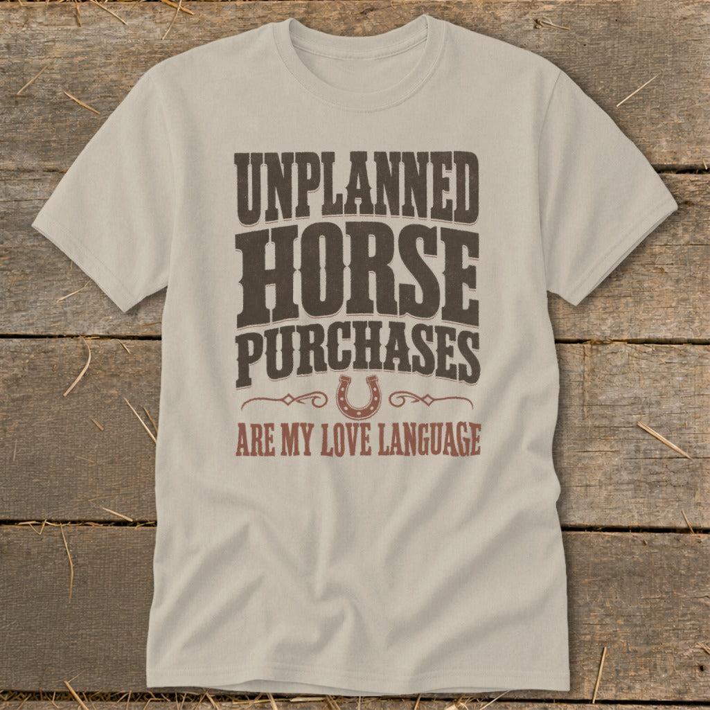 Unplanned Horse Purchases Classic Tee