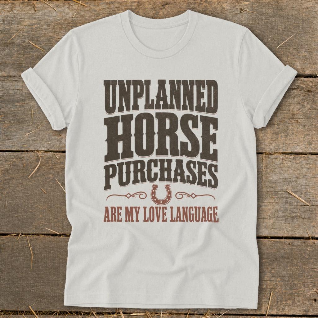 Unplanned Horse Purchases Softstyle Tee