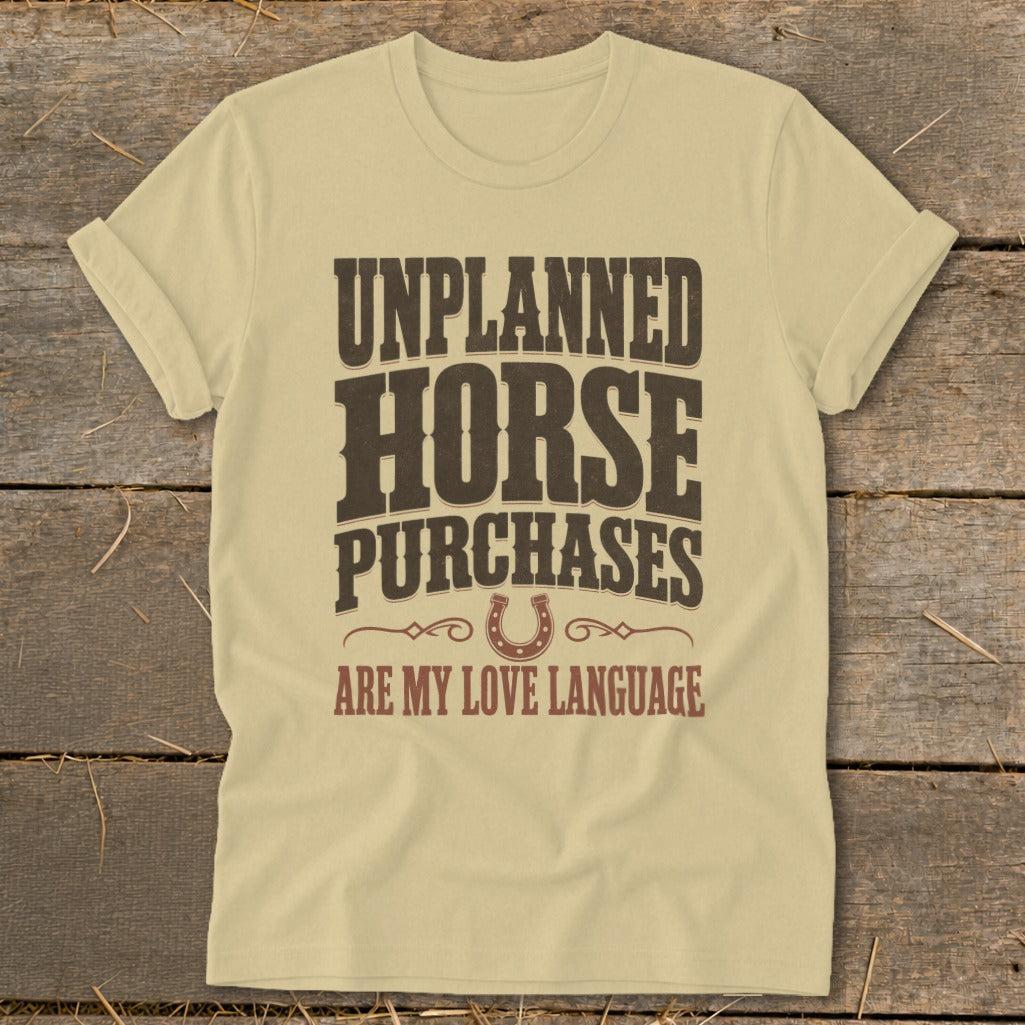 Unplanned Horse Purchases Softstyle Tee