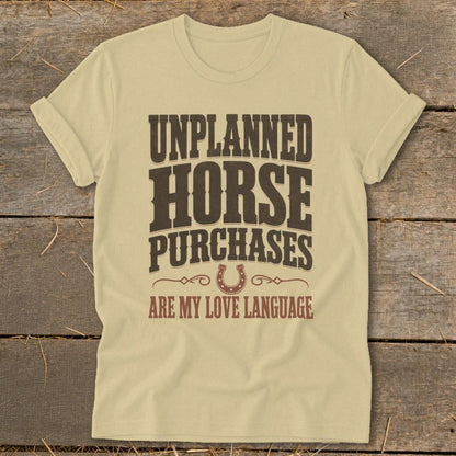 Unplanned Horse Purchases Softstyle Tee