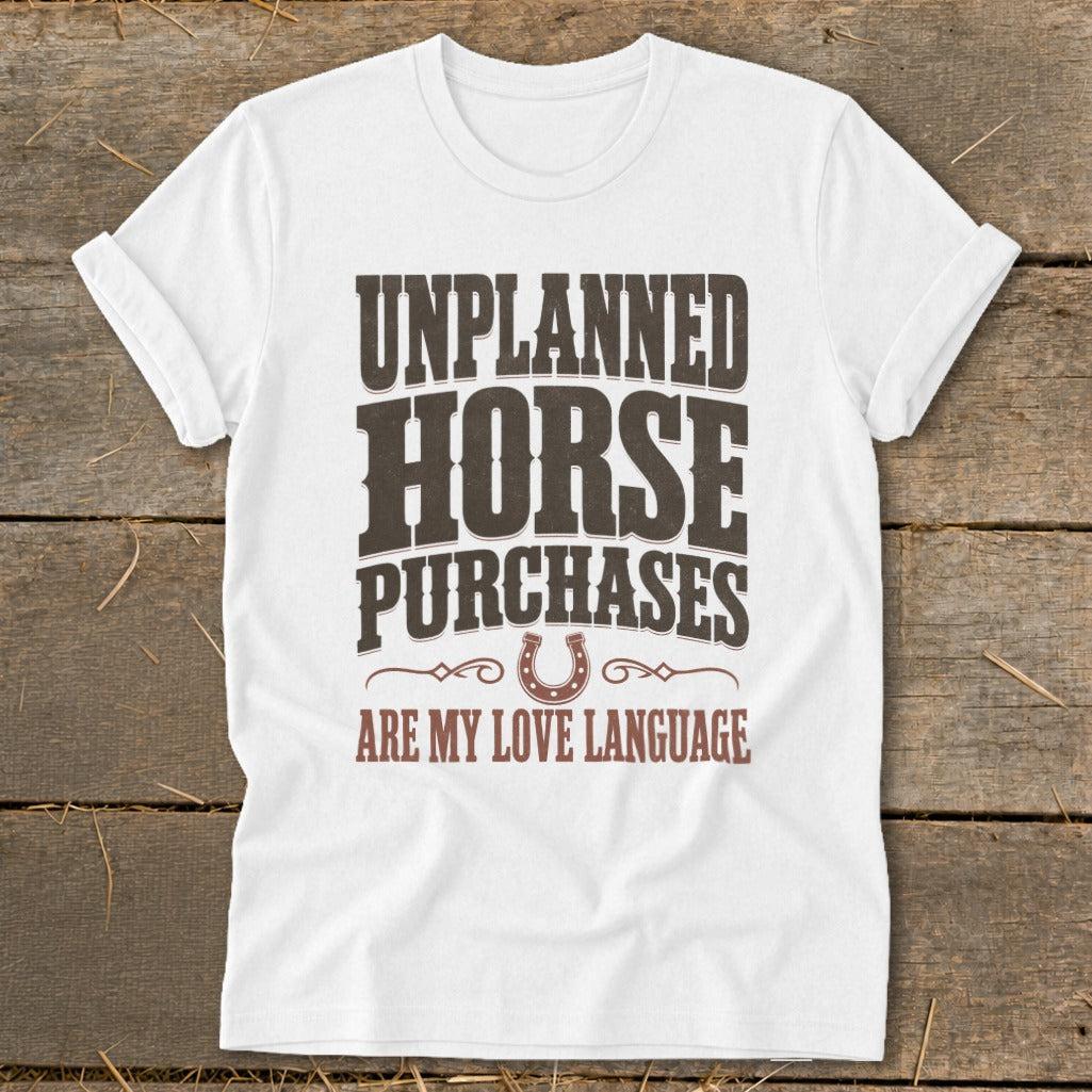 Unplanned Horse Purchases Softstyle Tee