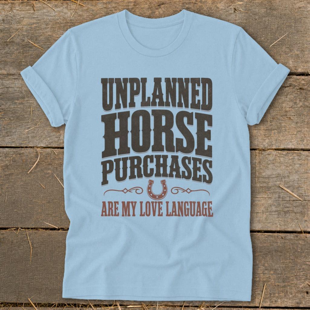 Unplanned Horse Purchases Softstyle Tee