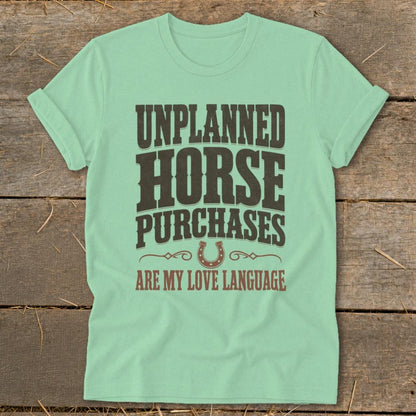 Unplanned Horse Purchases Softstyle Tee