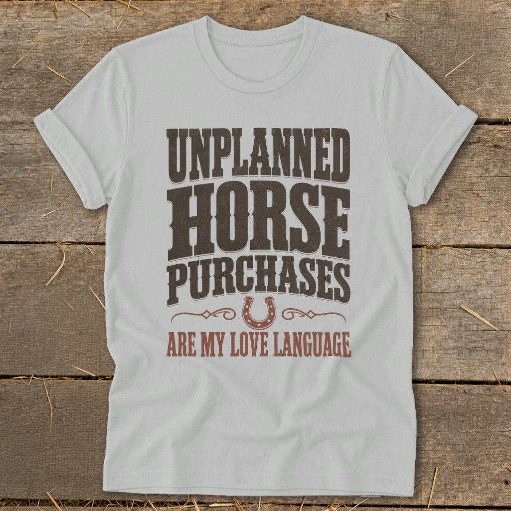 Unplanned Horse Purchases Softstyle Tee