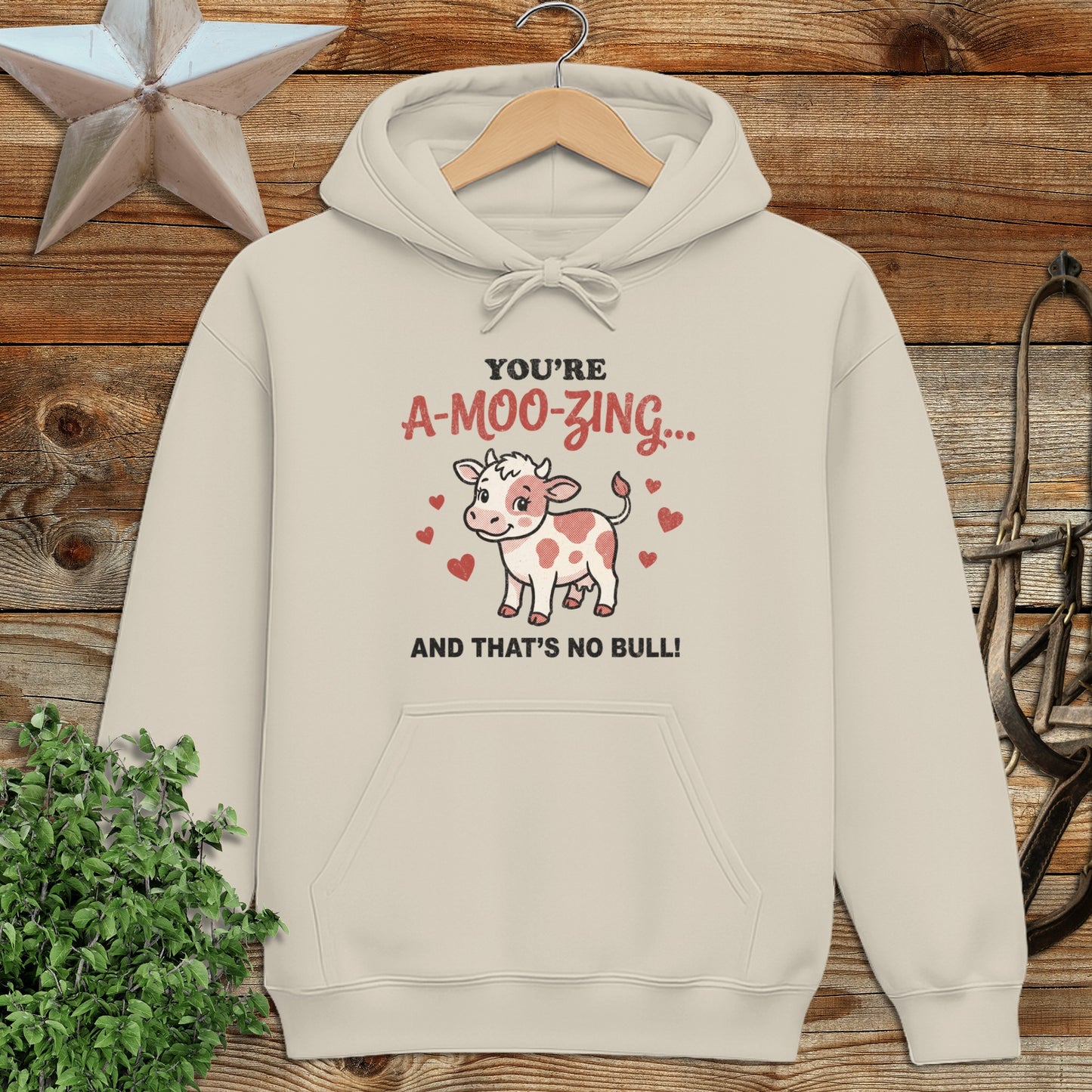 Valentines Card - A-Moo-Zing Hoodie
