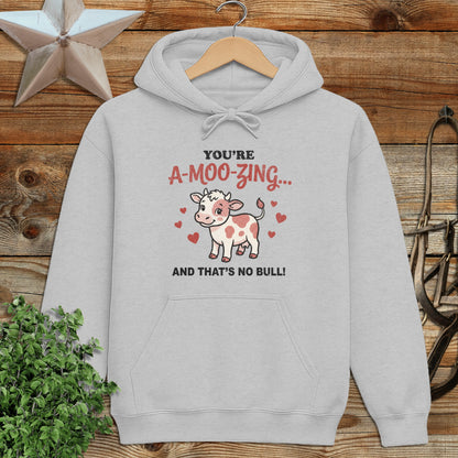 Valentines Card - A-Moo-Zing Hoodie