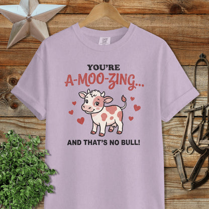 Valentines Card - A-Moo-Zing Signature Tee