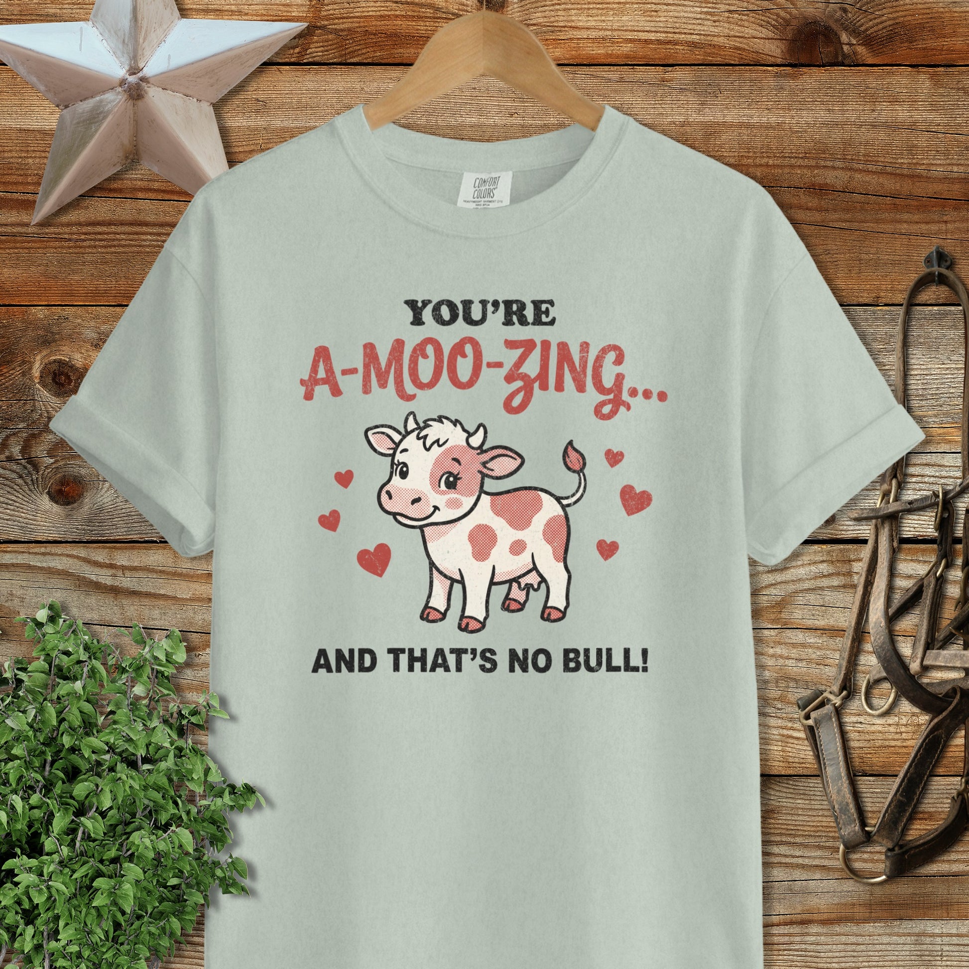 Valentines Card - A-Moo-Zing Signature Tee