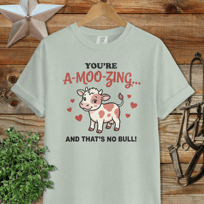 Valentines Card - A-Moo-Zing Signature Tee