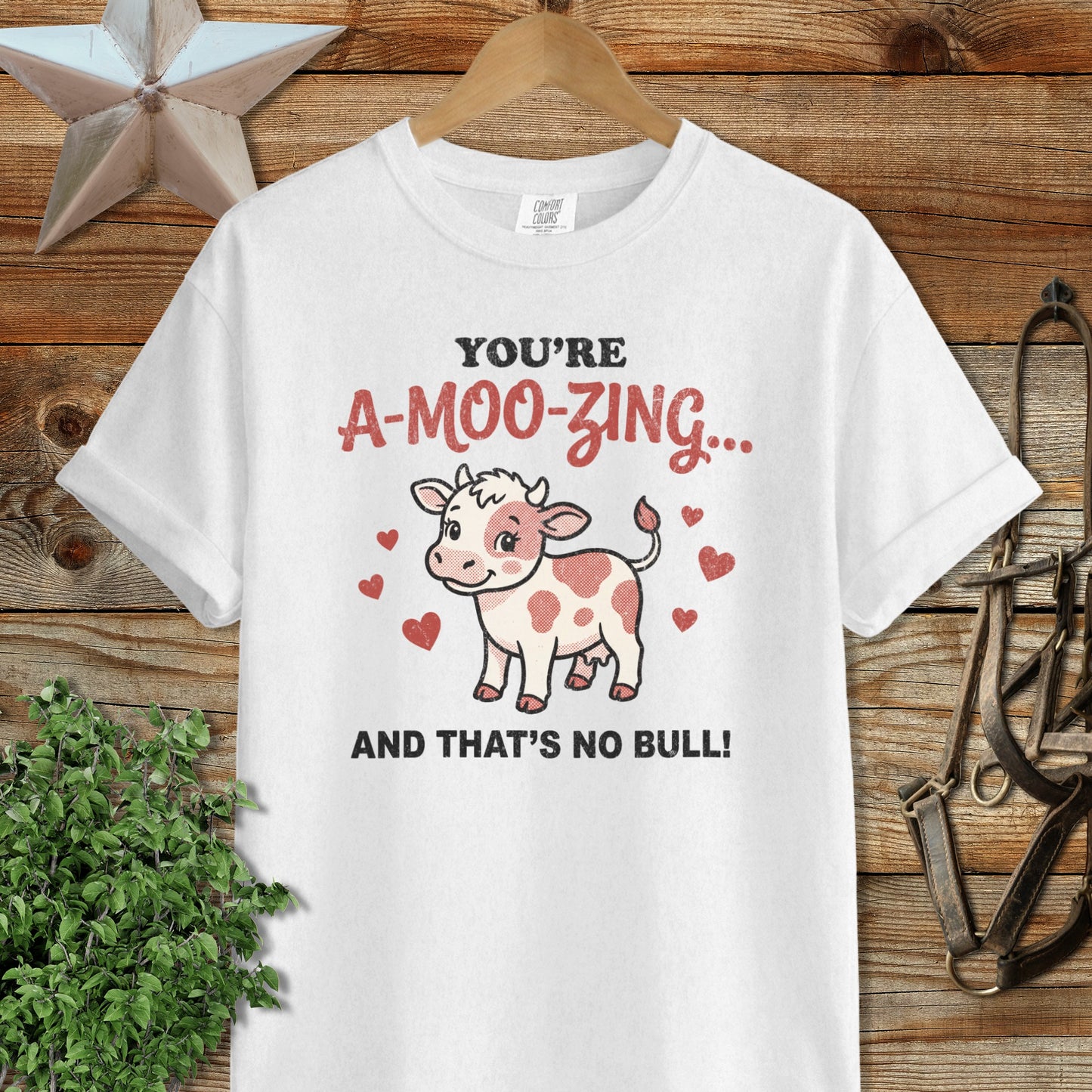 Valentines Card - A-Moo-Zing Signature Tee