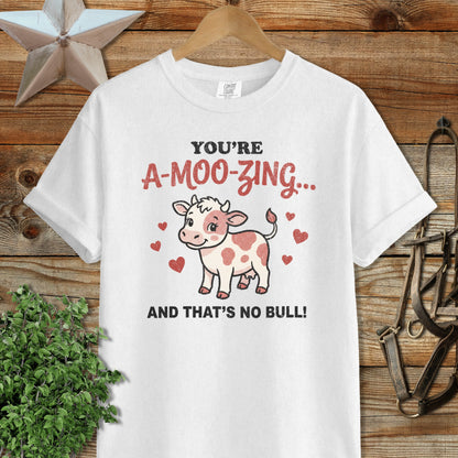 Valentines Card - A-Moo-Zing Signature Tee