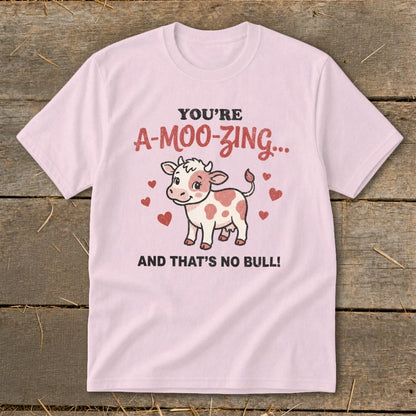 Valentines Card - A-Moo-Zing Youth Tee
