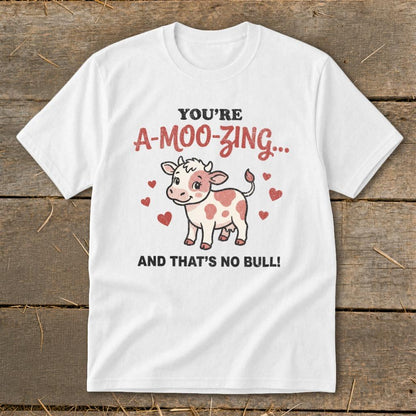 Valentines Card - A-Moo-Zing Youth Tee