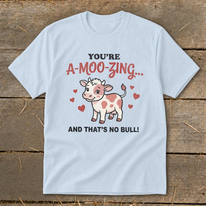 Valentines Card - A-Moo-Zing Youth Tee