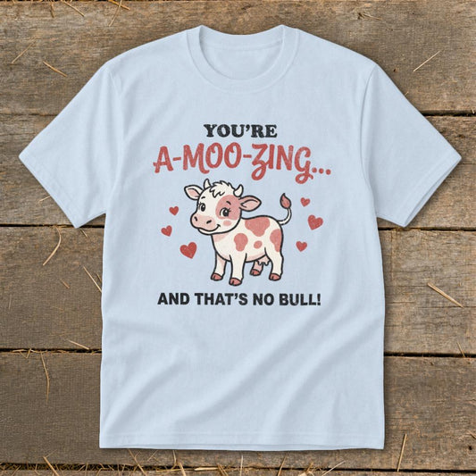 Valentines Card - A-Moo-Zing Youth Tee