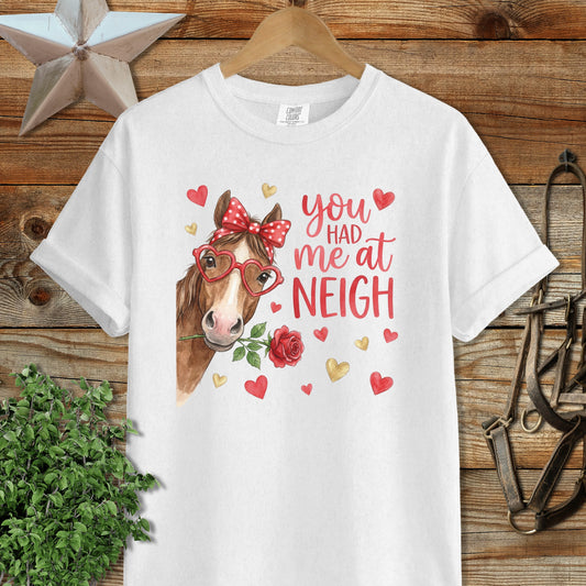 Valentines Card - Had me at Neigh Heavyweight Tee