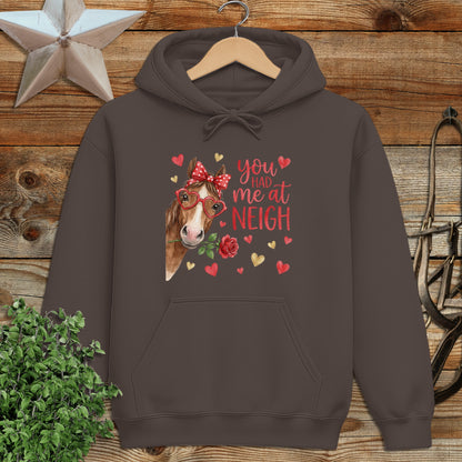 Valentines Card - Had me at Neigh Hoodie