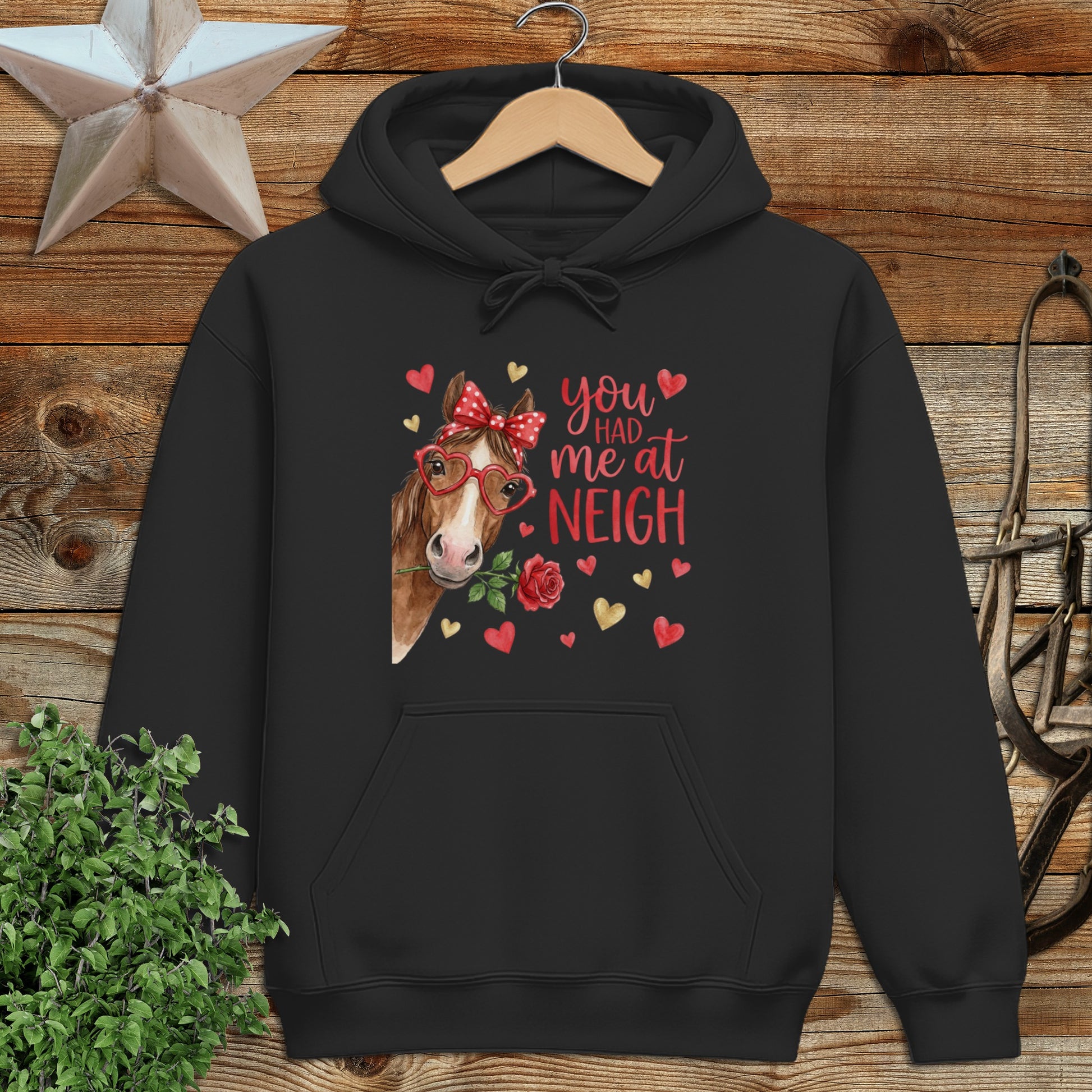 Valentines Card - Had me at Neigh Hoodie