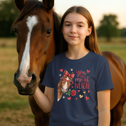 Valentines Card - Had me at Neigh T-shirt (Youth)