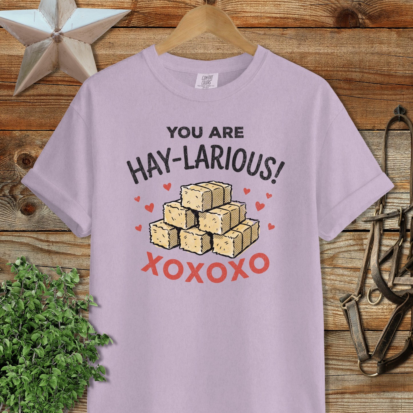 Valentines Card - Hay-Larious Heavyweight Tee