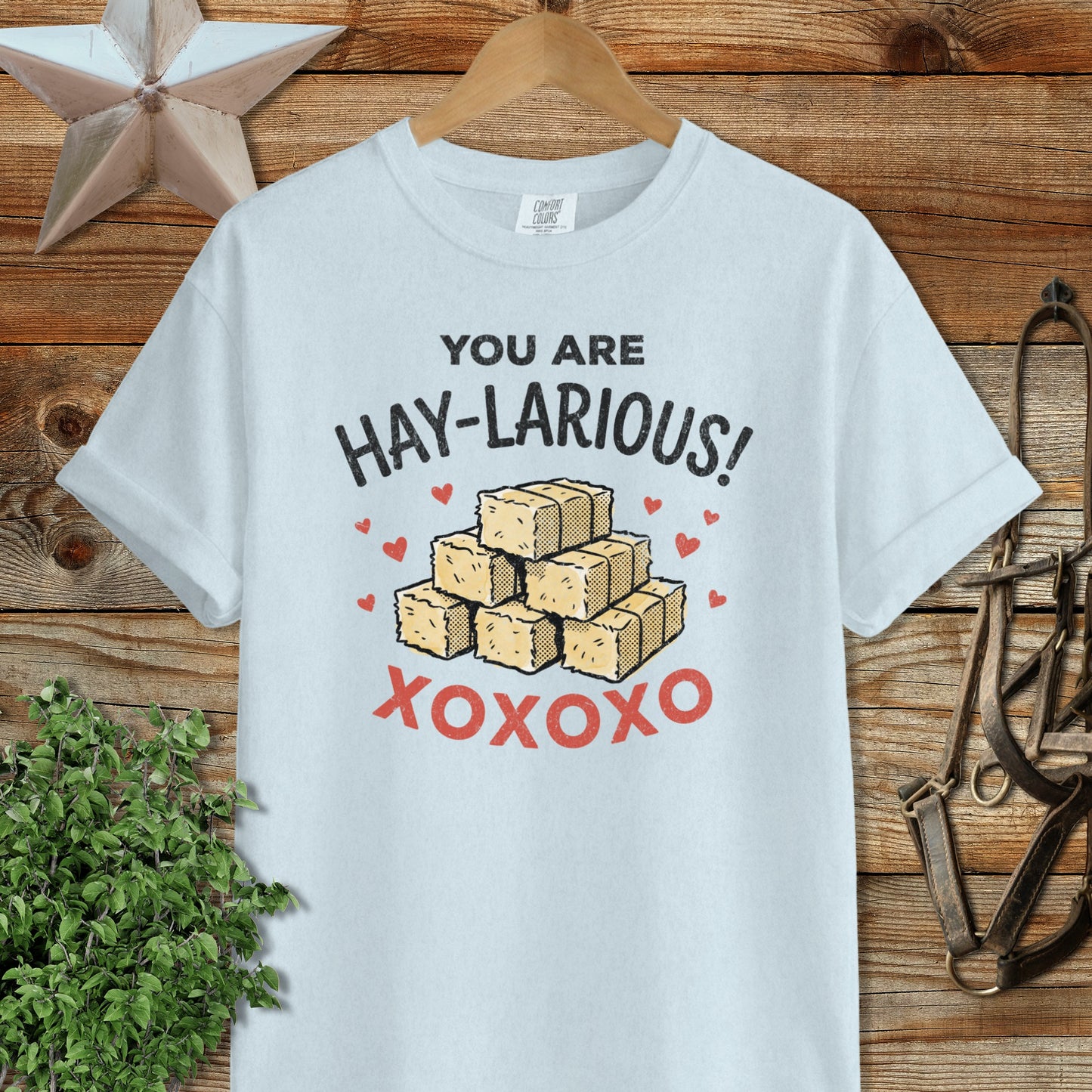 Valentines Card - Hay-Larious Heavyweight Tee