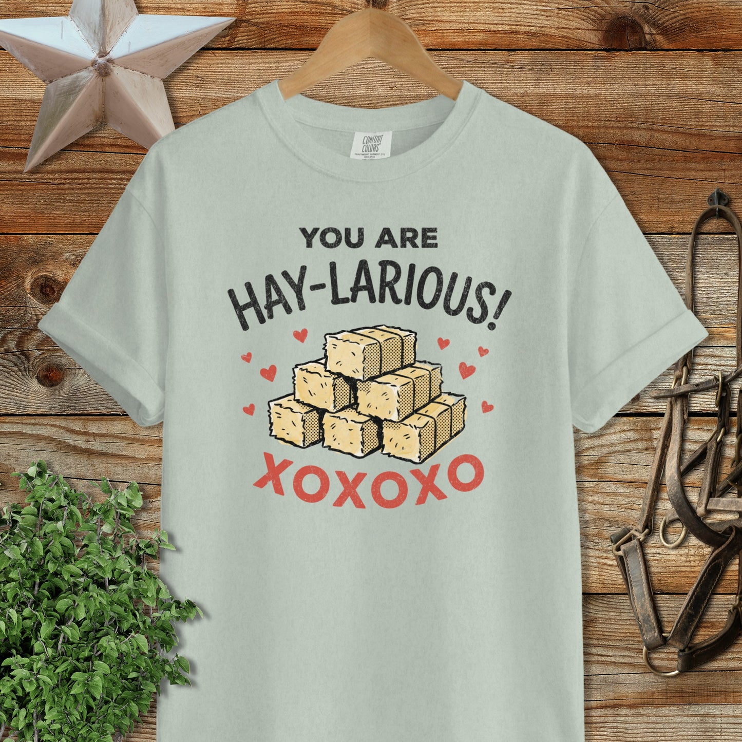 Valentines Card - Hay-Larious Heavyweight Tee