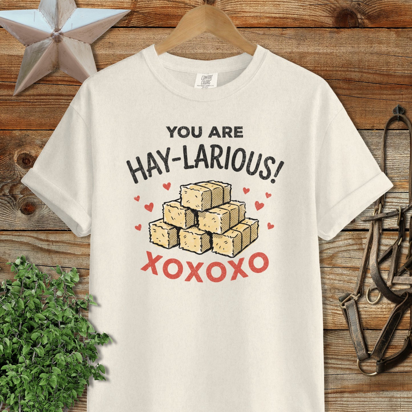 Valentines Card - Hay-Larious Heavyweight Tee
