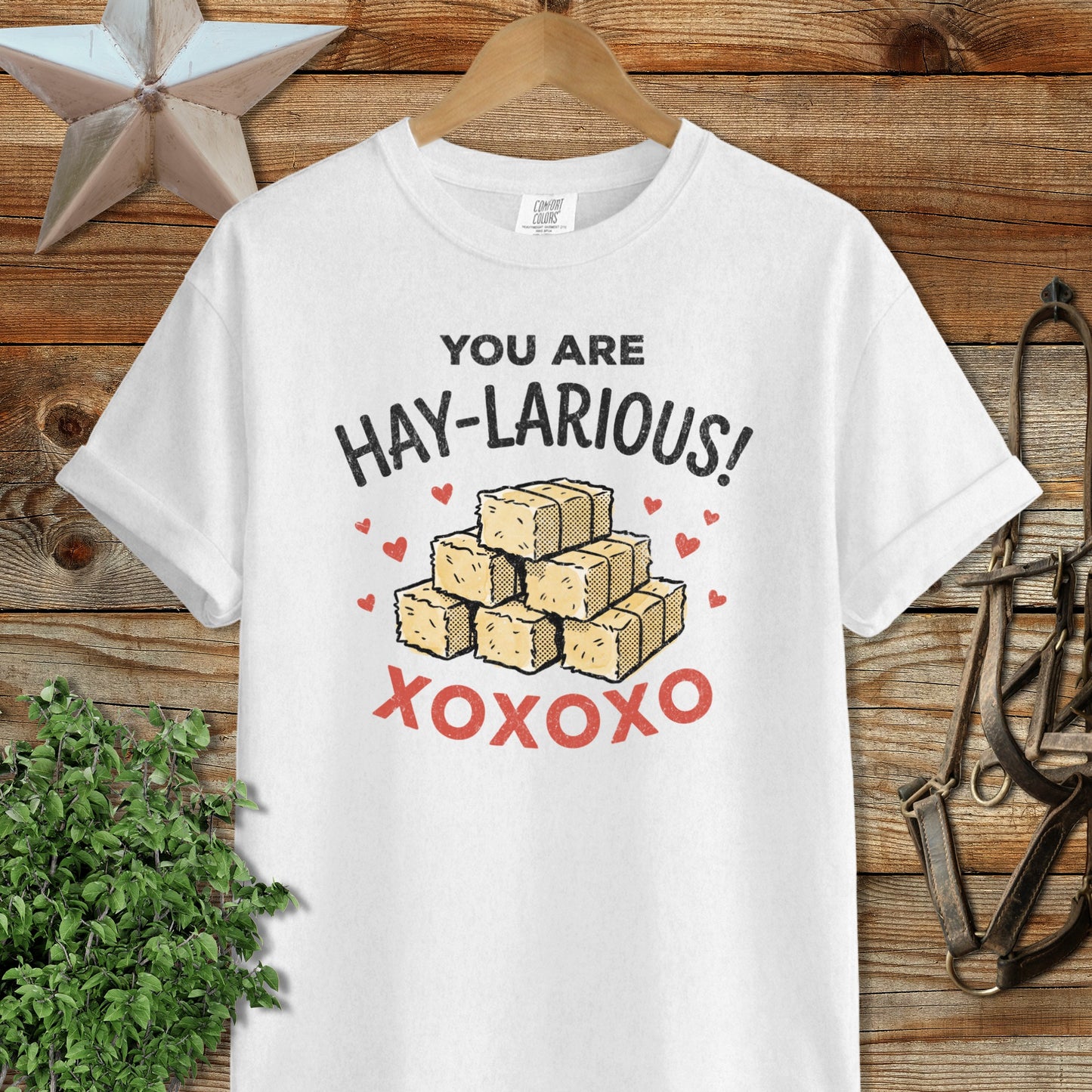 Valentines Card - Hay-Larious Heavyweight Tee