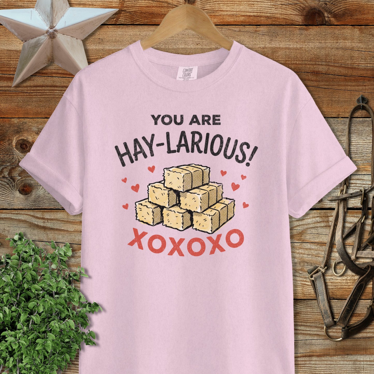 Valentines Card - Hay-Larious Heavyweight Tee
