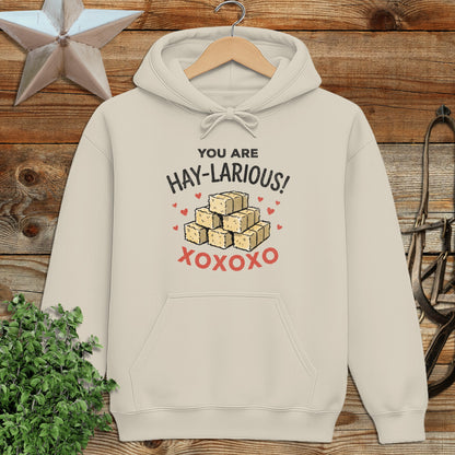 Valentines Card - Hay-Larious Hoodie