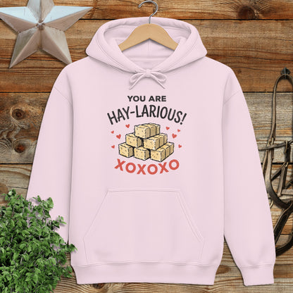 Valentines Card - Hay-Larious Hoodie