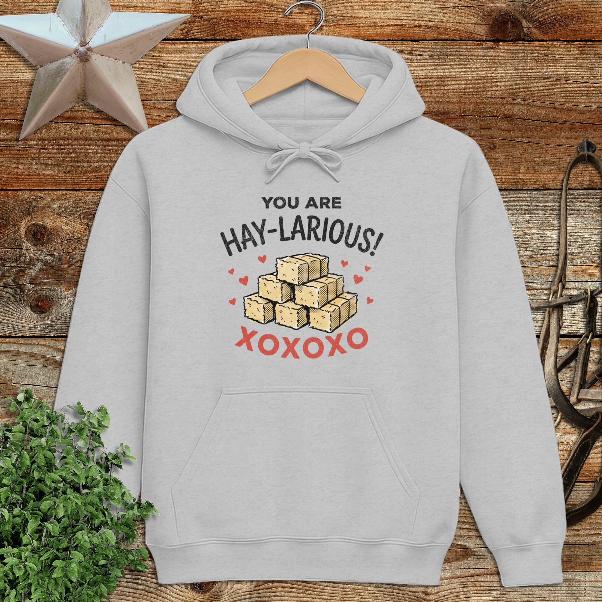 Valentines Card - Hay-Larious Hoodie