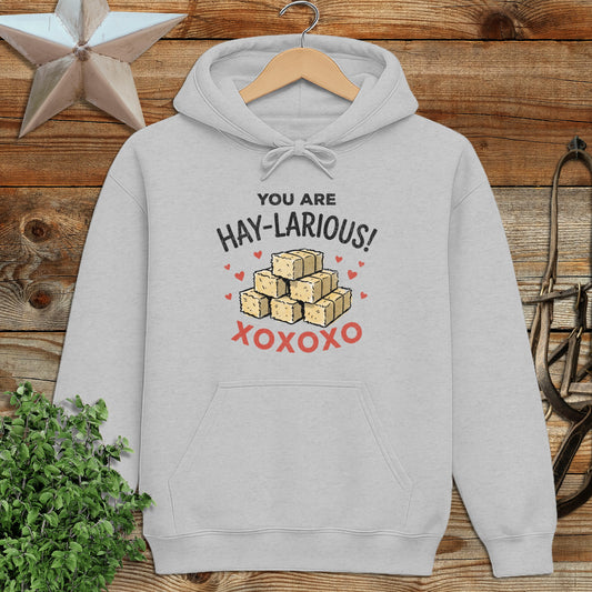 Valentines Card - Hay-Larious Hoodie